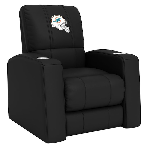Dreamseat Home Theater Recliner with Miami Dolphins Helmet Logo XZ418301RHTCDBLK-PSNFL20092 - main